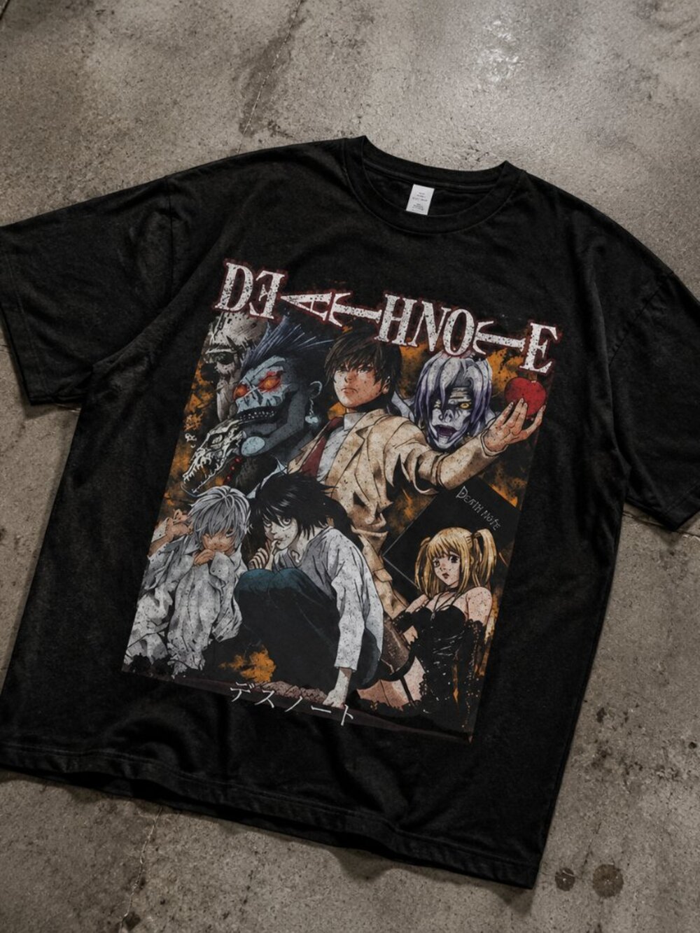 Death Note Shirt, Vintage Anime Graphic T-shirt, Retro Manga Tee